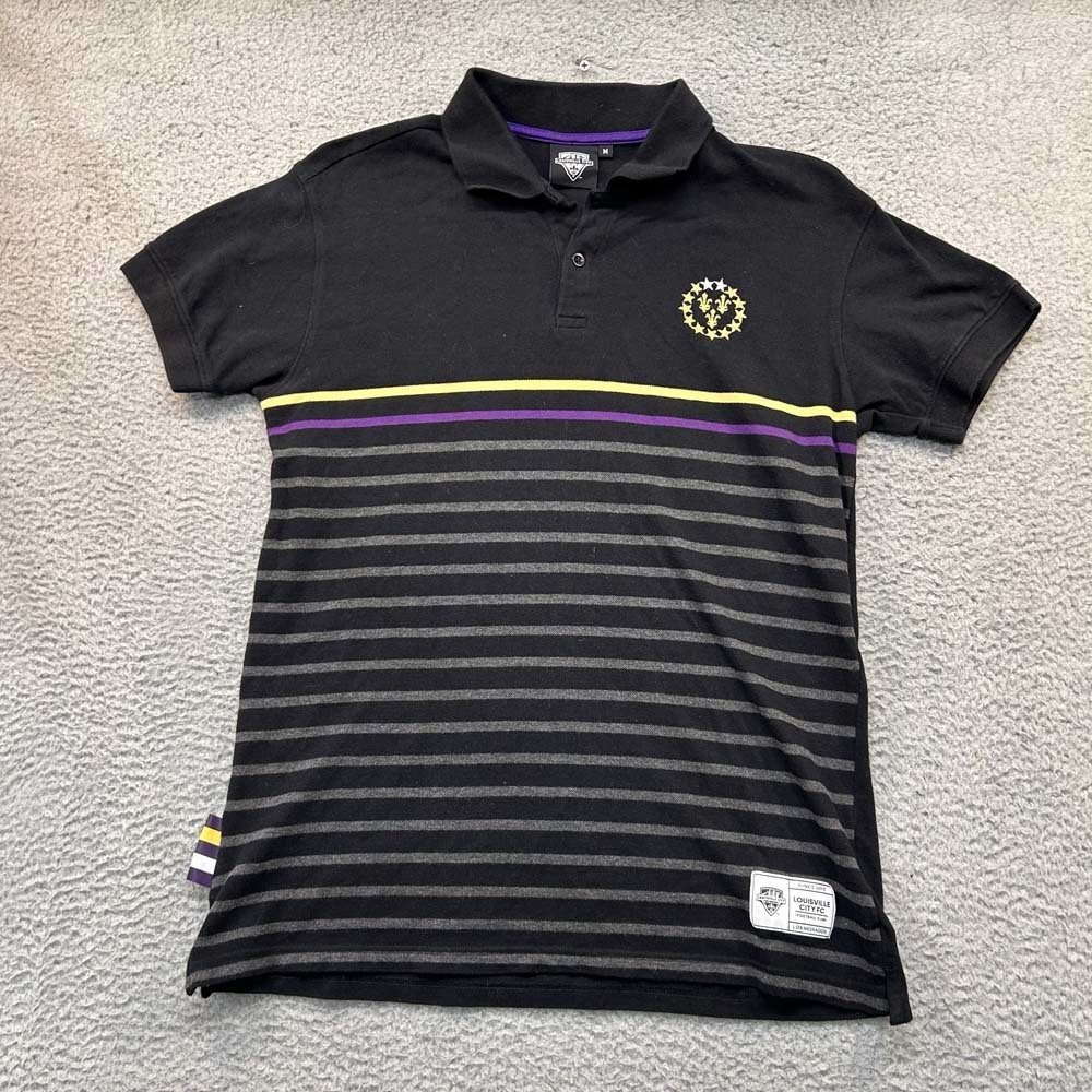 Louisvile City FC Polo Golf Shirt Womens Medium Lousiville Kentucky Soccer